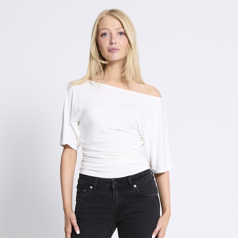 Off-shoulder top "Ida"  Off white